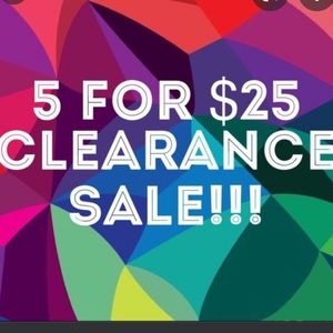 💕💕5 for $25.00💕💕 items